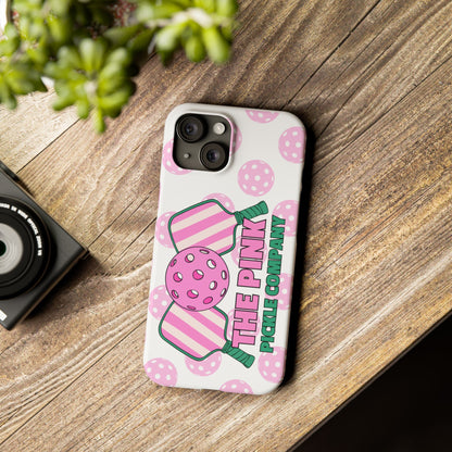 The Pink Pickle – Glossy Pickleball Phone Case (Slim & Protective)
